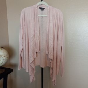 Karen Kane Harmony Cascade 100% Linen Cardigan